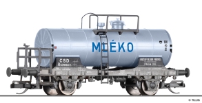 Tillig 95361 - TT - Kesselwagen Mleko, ČSD, Ep. III